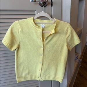 Kimchi Blue Yellow Cardigan Sweater